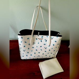 Kate Spade Blue Flower Purse